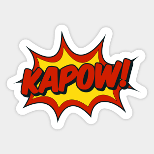 Kapow! Comic Effect Sticker